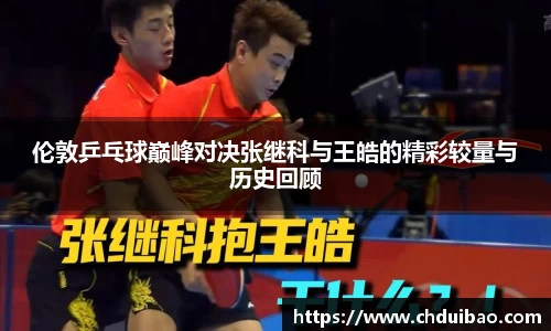 伦敦乒乓球巅峰对决张继科与王皓的精彩较量与历史回顾